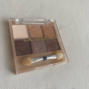 L.A. Colors 6-Color Eyeshadow Palette - Warm Neutrals